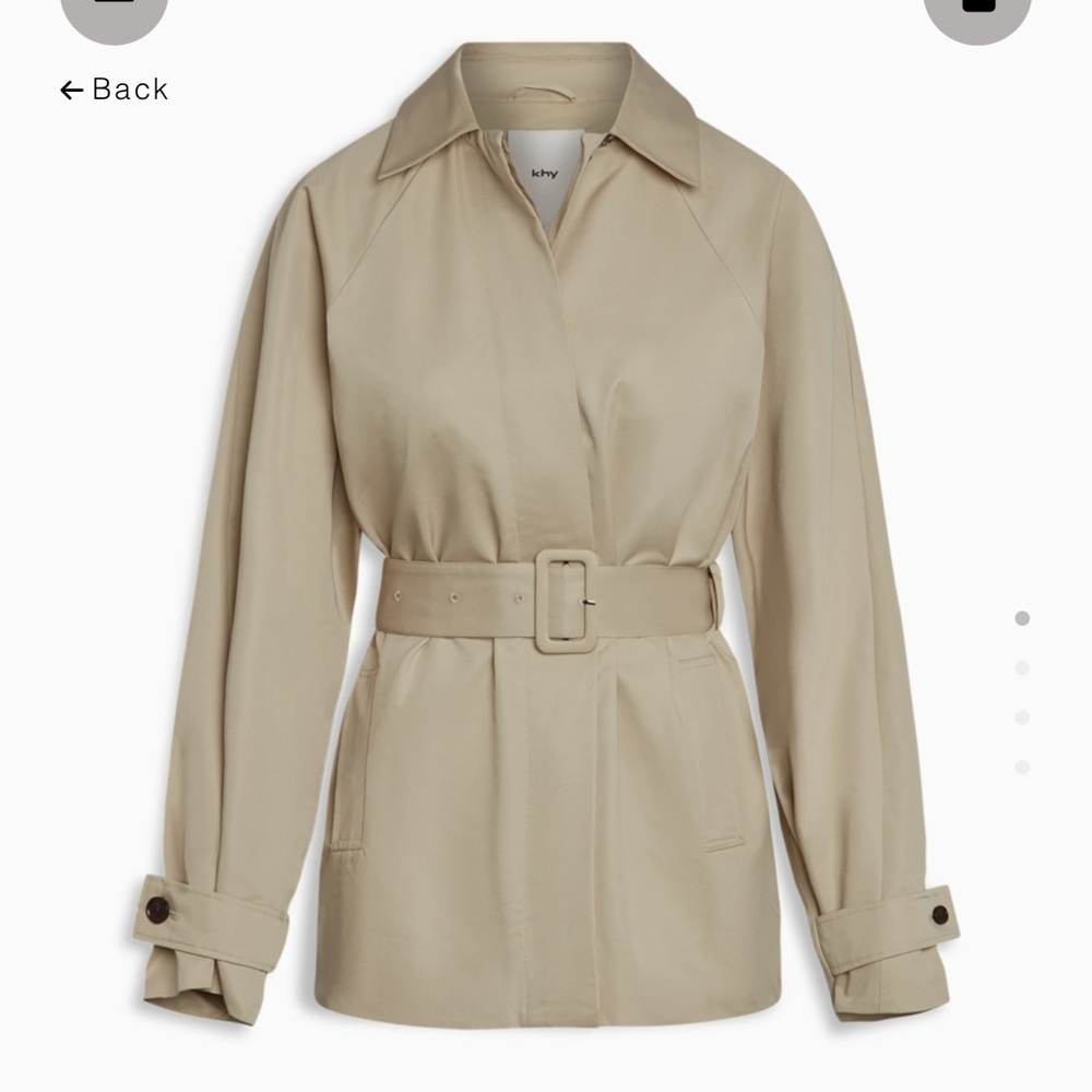 Khy Short Trench Coat
